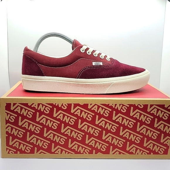 Unisex Vans canvas/suede skate shoes with box - Picture 1 of 12
